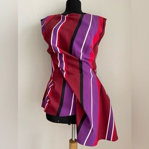 Zara Multi Color Sleeveless Top Summer- pink purple